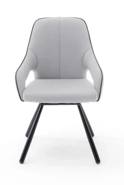 Esszimmerstuhl ISABELLA AL 2er Set hellgrau