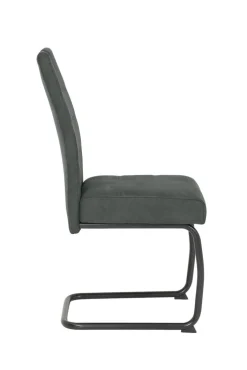 Esszimmerstuhl MAJA 4er Set grau/schwarz