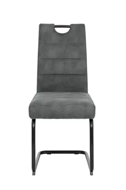 Esszimmerstuhl MAJA 4er Set grau/schwarz