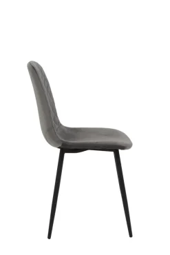 Esszimmerstuhl MIRA 2er Set grau