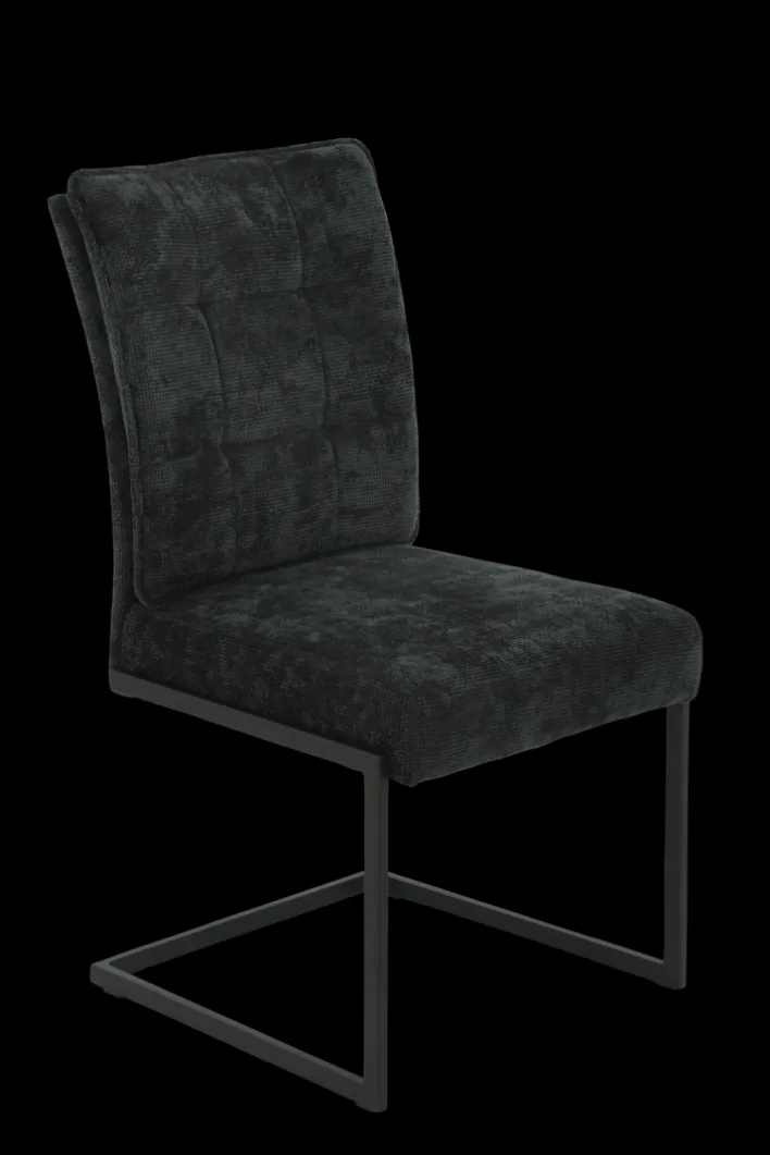 Esszimmerstuhl OLIVIA 2er Set anthrazit