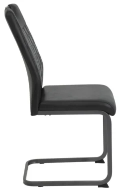 Esszimmerstuhl PORTER 4er Set anthrazit