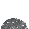 FABAS LUCE LED Pendelleuchte SUMTER 50 cm schwarz