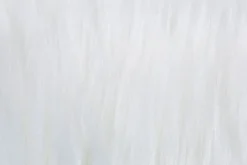 Fellteppich OVIUM 55 x 80 cm weiß