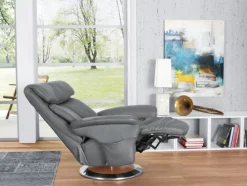 Fernsehsessel FALKENSTEIN Lederbezug Canyon