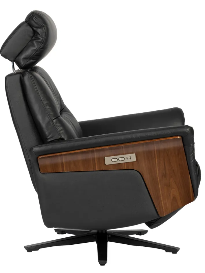 Fernsehsessel TERAMO schwarz