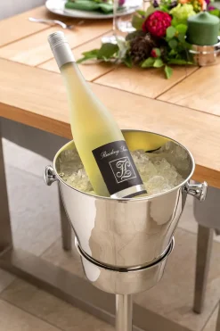 Fink Flaschenkühler mit Ständer ALVARO 81 cm Edelstahl