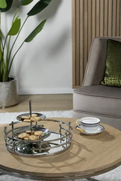 Fink Kerzenhalter ELISIO 42cm silberfarbig/vernickelt