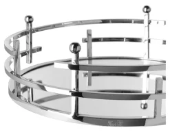 Fink Kerzenhalter ELISIO 42cm silberfarbig/vernickelt