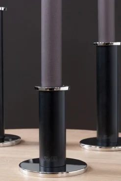 Fink Kerzenleuchter STRATO schwarz klein