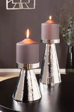 Fink Stumpenhalter YAMA groß Edelstahl