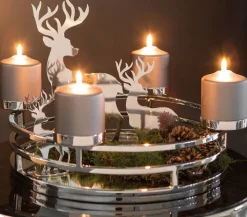 Fink Tablett mit Kerzenhalter MODENA 30 cm