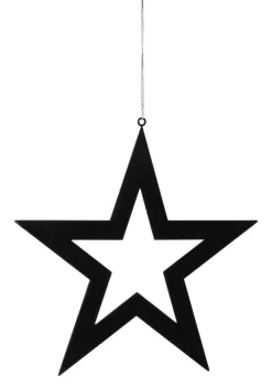 Fink Weihnachten Deko-Anhänger Stern INSA 14,5x15cm schwarz