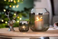 Fink Windlicht SMILLA 9 cm dunkelgrün