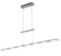FISCHER & HONSEL CCT LED Pendellampe LARGO 135 cm nickelfarbig