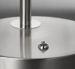 FISCHER & HONSEL CCT LED Tischlampe DENT nickelfarbig