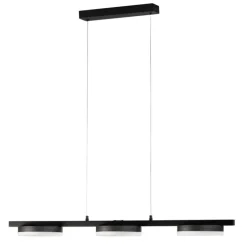 FISCHER & HONSEL LED Balkenpendel KIKU 105 cm sandschwarz