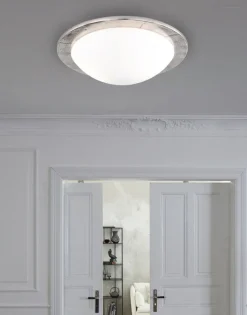 FISCHER & HONSEL RETROFIT Deckenlampe SHINE ALU I nickelfarbig/antik