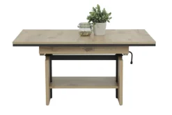 Funktionscouchtisch INGO 110 (150) x 70 cm braun/anthrazit