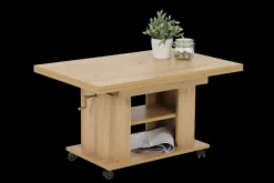 Funktionscouchtisch JAKOB 90 (142) x 60 cm Artisan-Eiche-Dekor