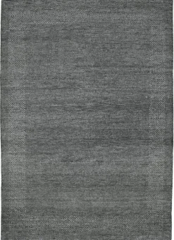 Gabbeh-Teppich CASABLANCA 140 x 200 cm grau/schwarz