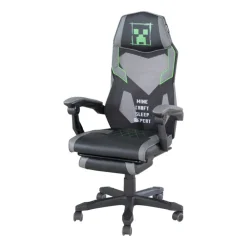 Gaming-Stuhl MINECRAFT schwarz/ grau/ grün