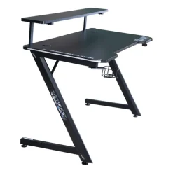 Gaming-Tisch MINECRAFT 120 cm schwarz/ grau