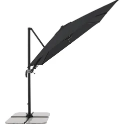 Garden FLAIR Ampelschirm NORMA 2-teilig 230 x 230 cm anthrazit