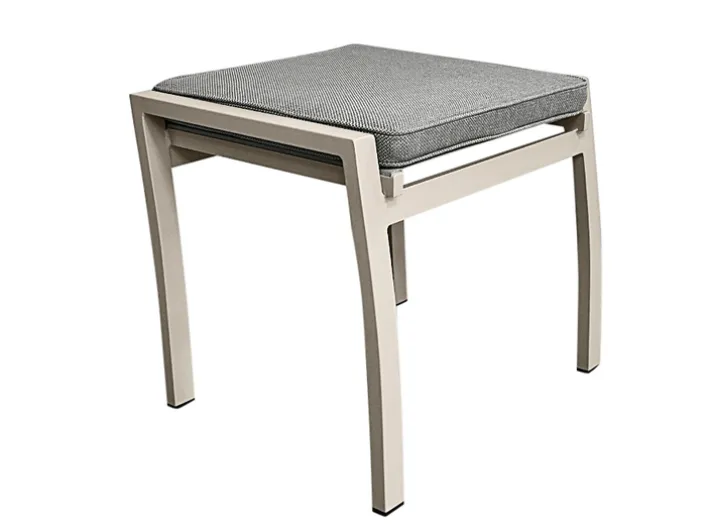 Garden FLAIR Fußhocker Outdoor LANA taupe /grau