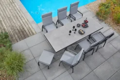 Garden FLAIR Gartenhocker LENNOX grau