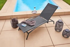 Garden FLAIR Gartenliege RANA anthrazit