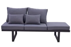 Garden FLAIR Gartensofa LINA anthrazit /grau