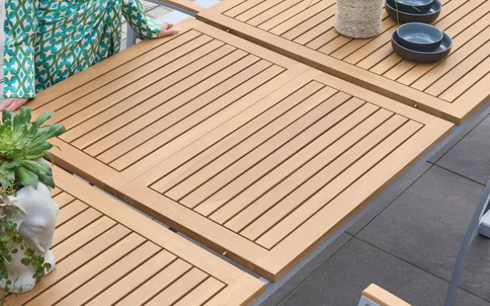 Garden FLAIR Gartentisch SALZBURG 214-300 x 100 cm