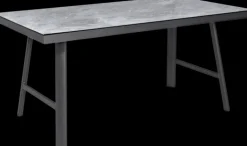 Garden FLAIR Gartentisch LUNA A 160 x 90 cm anthrazit /steingrau