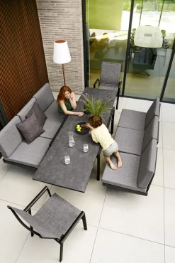 Garden FLAIR Gartentisch RON 200 x 90 cm anthrazit