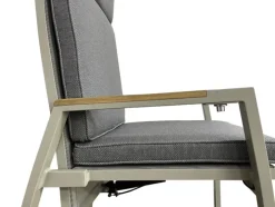 Garden FLAIR Positionsstuhl Garten LANA 2er Set taupe /grau