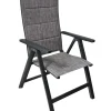 Garden FLAIR Positionsstuhl Garten RON anthrazit /mixgrau