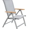Garden FLAIR Positionsstuhl Garten SALZBURG Alu /hellgrau