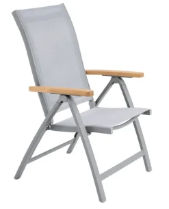 Garden FLAIR Positionsstuhl Garten SALZBURG Alu /hellgrau
