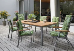 Garden FLAIR Stapelstuhl Garten SALZBURG 88 cm Alu /hellgrau