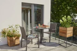 Garden FLAIR Stapelstuhl Garten LAURA omega grau