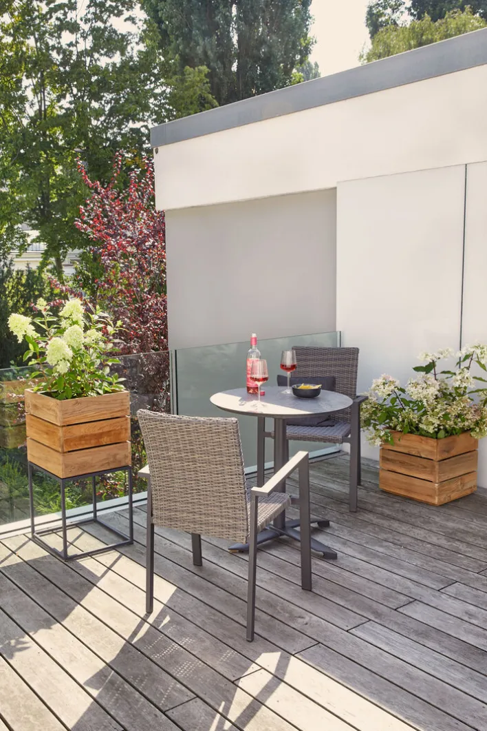 Garden FLAIR Stapelstuhl Garten LAURA omega grau