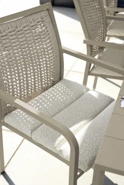 Garden FLAIR Stapelstuhl Garten ROEN 2er Set champagner /taupe