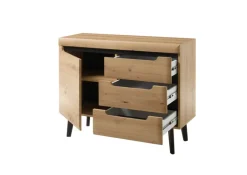 Garderobenkombination SET G2 TORGE 3er Set braun/schwarz