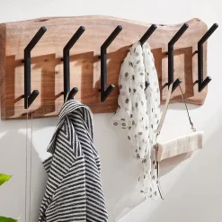 Garderobenpaneel 100 x 29 cm Akazienholz massiv