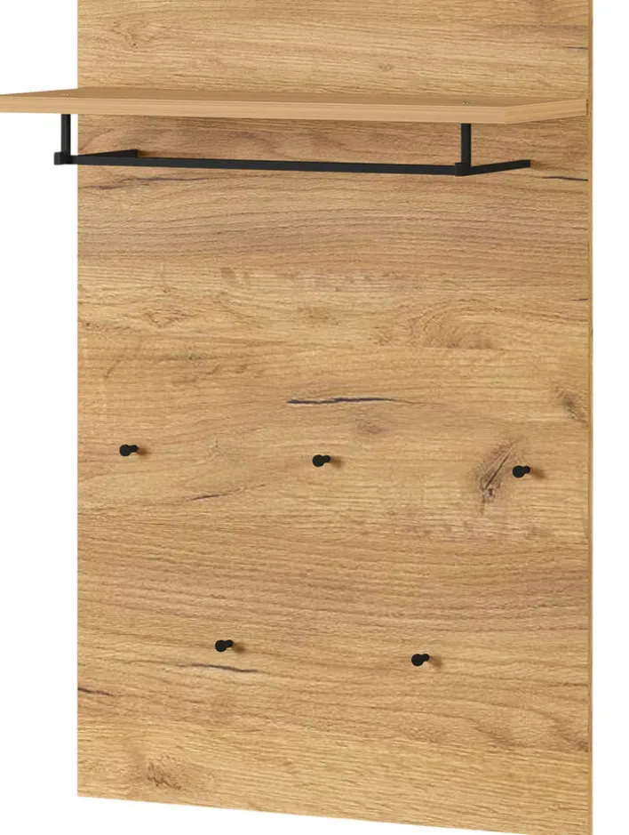 Garderobenpaneel FIRE 75 x 110 cm Navarra Eiche