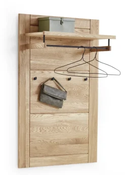 Garderobenpaneel  JURIA 80 x 120 cm Eiche massiv