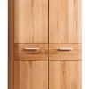 Garderobenschrank VEDURA 65 x 197 x 38 cm Teilmassiv braun