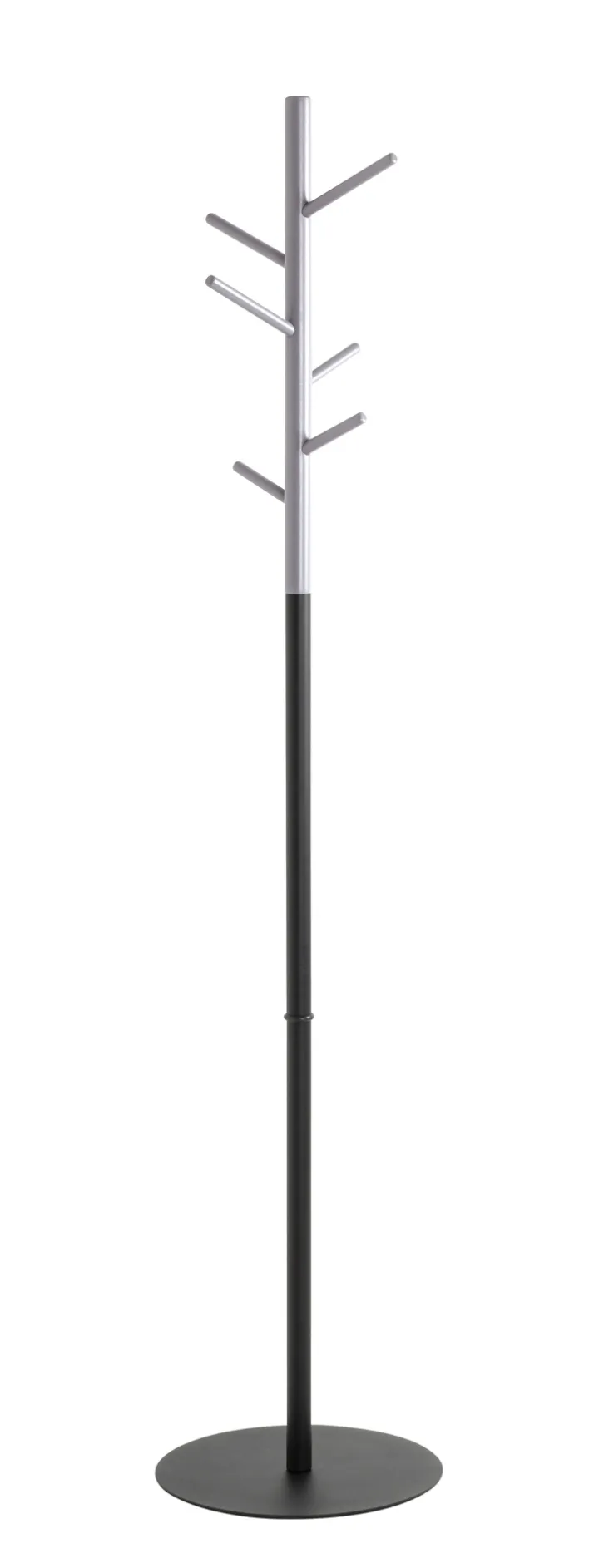 Garderobenständer 36 x 170 cm schwarz/grau