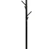 Garderobenständer 48 x 173 cm schwarz